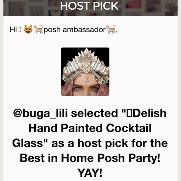 Delish Hand Painted Girls Night Out Green & Pink Margarita Cocktail Glass - Picture 8 of 12